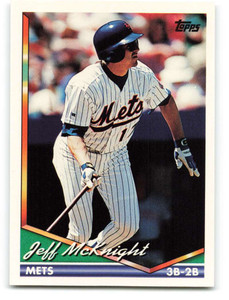1994 Topps #331 Jeff McKnight VG New York Mets 