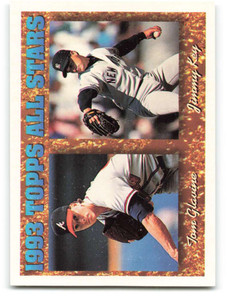 1994 Topps #393 Tom Glavine/Jimmy Key AS VG Atlanta Braves/New York Yankees 