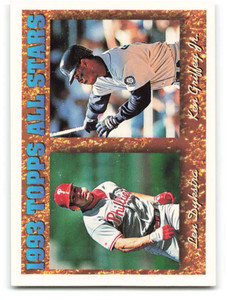 SOLD 49362 1994 Topps #388 Lenny Dykstra/Ken Griffey Jr. AS VG Philadelphia Phillies/Seattle Mariners 