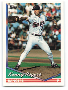 1994 Topps #413 Kenny Rogers VG Texas Rangers 