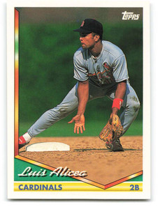 1994 Topps #416 Luis Alicea VG St. Louis Cardinals 