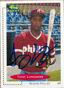 Tony Longmire Autographed 1991 Classic/Best #98