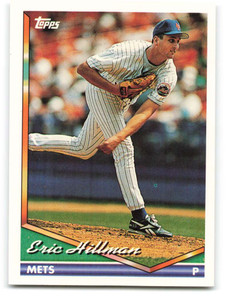 1994 Topps #453 Eric Hillman VG New York Mets 