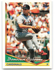 1994 Topps #501 Donovan Osborne VG St. Louis Cardinals 