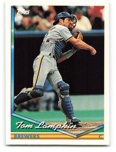 1994 Topps #558 Tom Lampkin VG Milwaukee Brewers 