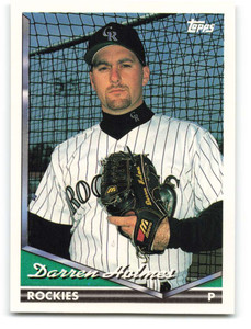 1994 Topps #562 Darren Holmes VG Colorado Rockies 