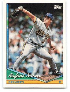 1994 Topps #623 Rafael Novoa VG Milwaukee Brewers 