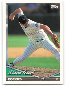 1994 Topps #627 Steve Reed VG Colorado Rockies 