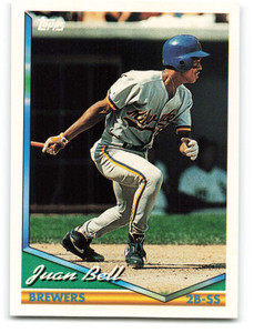 1994 Topps #651 Juan Bell VG Milwaukee Brewers 