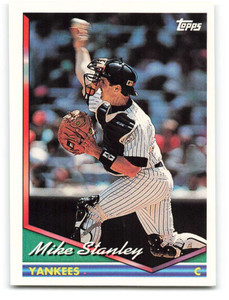 1994 Topps #695 Mike Stanley VG New York Yankees 