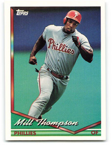 1994 Topps #722 Milt Thompson VG Philadelphia Phillies 