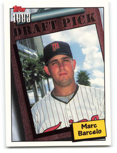 1994 Topps #747 Marc Barcelo DR VG RC Rookie Minnesota Twins 