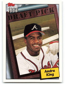 1994 Topps #752 Andre King VG RC Rookie Atlanta Braves 