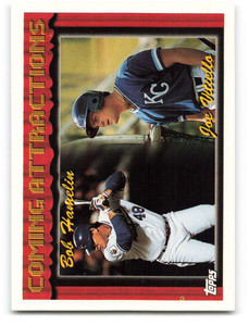 1994 Topps #769 Bob Hamelin/Joe Vitiello VG Kansas City Royals 