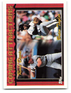 1994 Topps #772 Russ Davis/Brien Taylor VG New York Yankees 