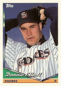1994 Topps Traded #17T Donnie Elliott NM-MT  San Diego Padres 