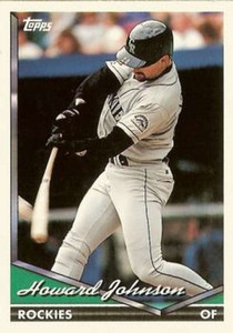 1994 Topps Traded #82T Howard Johnson NM-MT  Colorado Rockies 