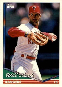 1994 Topps Traded #115T Will Clark NM-MT  Texas Rangers 