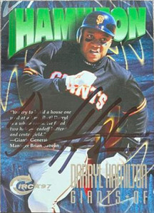 SOLD 133470 Darryl Hamilton Autographed 1997 Circa #249