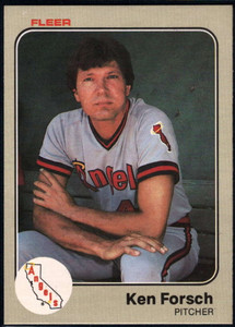 1983 Fleer #89 Ken Forsch VG California Angels 