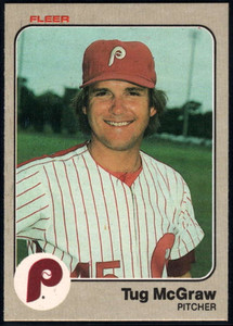 1983 Fleer #166 Tug McGraw VG Philadelphia Phillies 