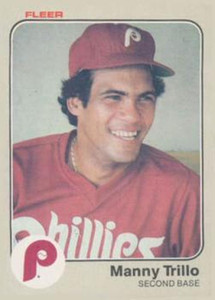 1983 Fleer #174 Manny Trillo VG Philadelphia Phillies 