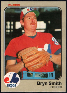 1983 Fleer #297 Bryn Smith VG Montreal Expos 