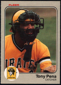 1986 Donruss #64 Tony Pena NM-MT Pittsburgh Pirates - Under the