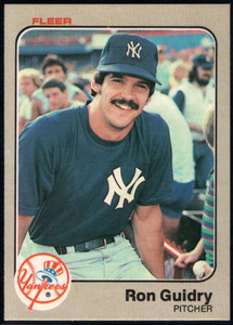 1983 Fleer #383 Ron Guidry VG New York Yankees 