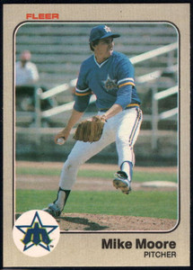 1983 Fleer #482 Mike Moore VG RC Rookie Seattle Mariners 