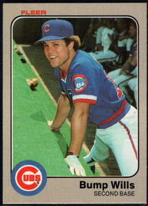 1983 Fleer #511 Bump Wills VG Chicago Cubs 