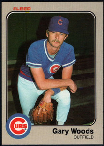 1983 Fleer #512 Gary Woods VG Chicago Cubs 