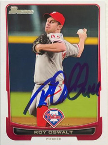 Roy Oswalt Autographed 2012 Bowman #137