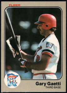 1986 Fleer #394 Gary Gaetti VG Minnesota Twins