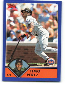 2003 Topps #6 Timo Perez VG New York Mets 