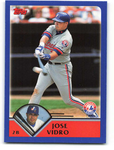2003 Topps #8 Jose Vidro VG Montreal Expos 