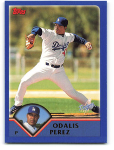 2003 Topps #24 Odalis Perez VG Los Angeles Dodgers 
