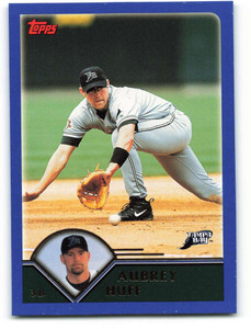 2003 Topps #36 Aubrey Huff VG Tampa Bay Devil Rays 