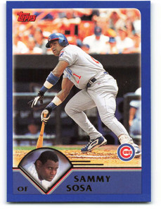 2003 Topps #50 Sammy Sosa VG Chicago Cubs 