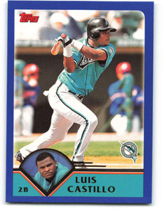 2003 Topps #53 Luis Castillo VG Florida Marlins 