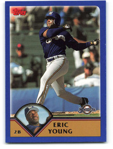 2003 Topps #56 Eric Young VG Milwaukee Brewers 