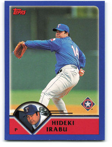 2003 Topps #102 Hideki Irabu VG Texas Rangers 