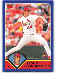2003 Topps #127 Jason Isringhausen VG St. Louis Cardinals 
