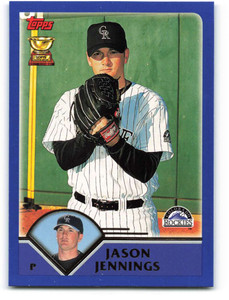 2003 Topps #138 Jason Jennings VG Colorado Rockies 