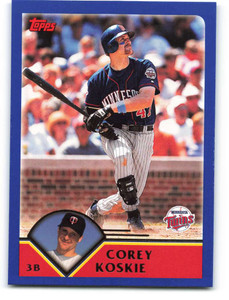 2003 Topps #148 Corey Koskie VG Minnesota Twins 