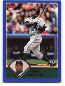 2003 Topps #162 Greg Vaughn VG Tampa Bay Devil Rays 