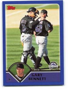 2003 Topps #198 Gary Bennett VG Colorado Rockies 