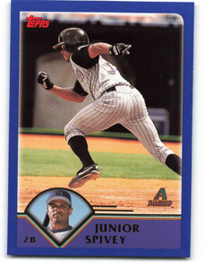 2003 Topps #227 Junior Spivey VG Arizona Diamondbacks 