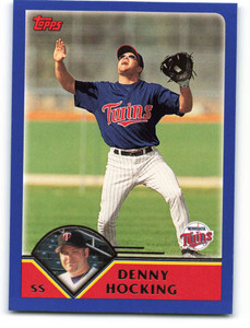 1994 Denny Hocking Minnesota Twins Autographed Game Worn