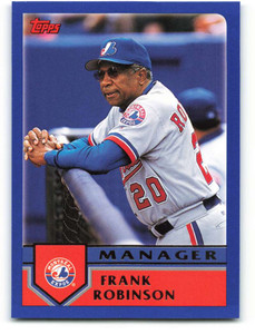 2003 Topps #279 Frank Robinson MG VG Montreal Expos 
